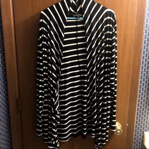 Black and white cardigan